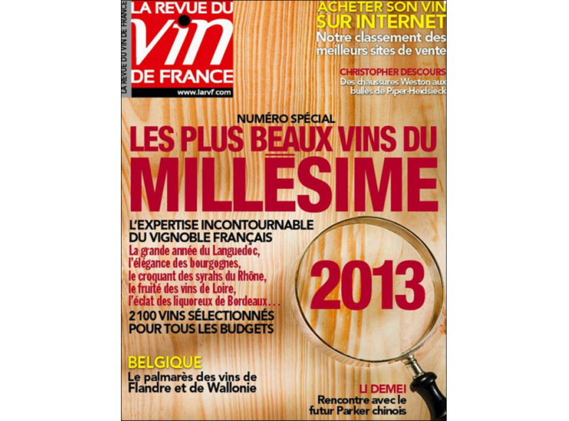 RVF Millsime 2013 - Les Cailloux Blanc : Grande Russite
